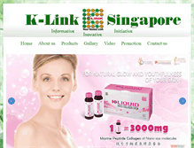 Tablet Screenshot of k-link-sg.com
